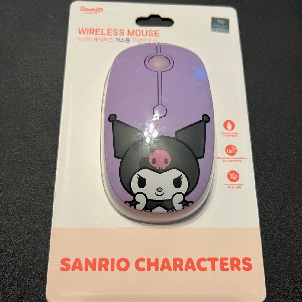 Sanrio Kuromi Silent Bluetooth Wireless Mouse
